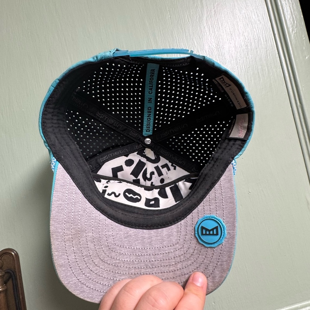MELIN Hydro Coronado Drip Hat/Cap Lagoon Blue RARE - Picture 5 of 7